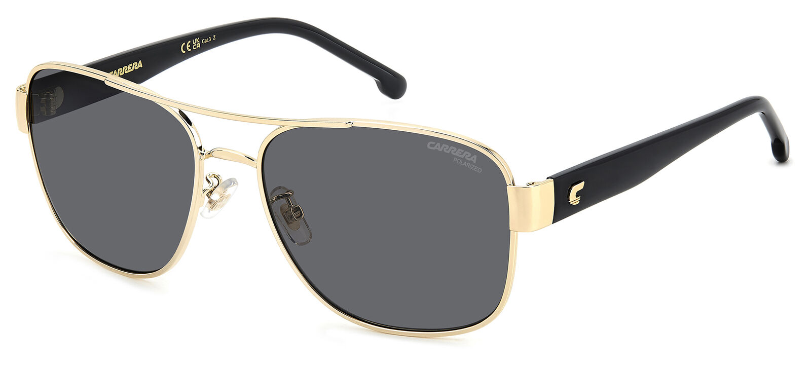 Occhiali da Sole Carrera 3042/S GOLD BLACK/GREY Polar 58/17/135 donna