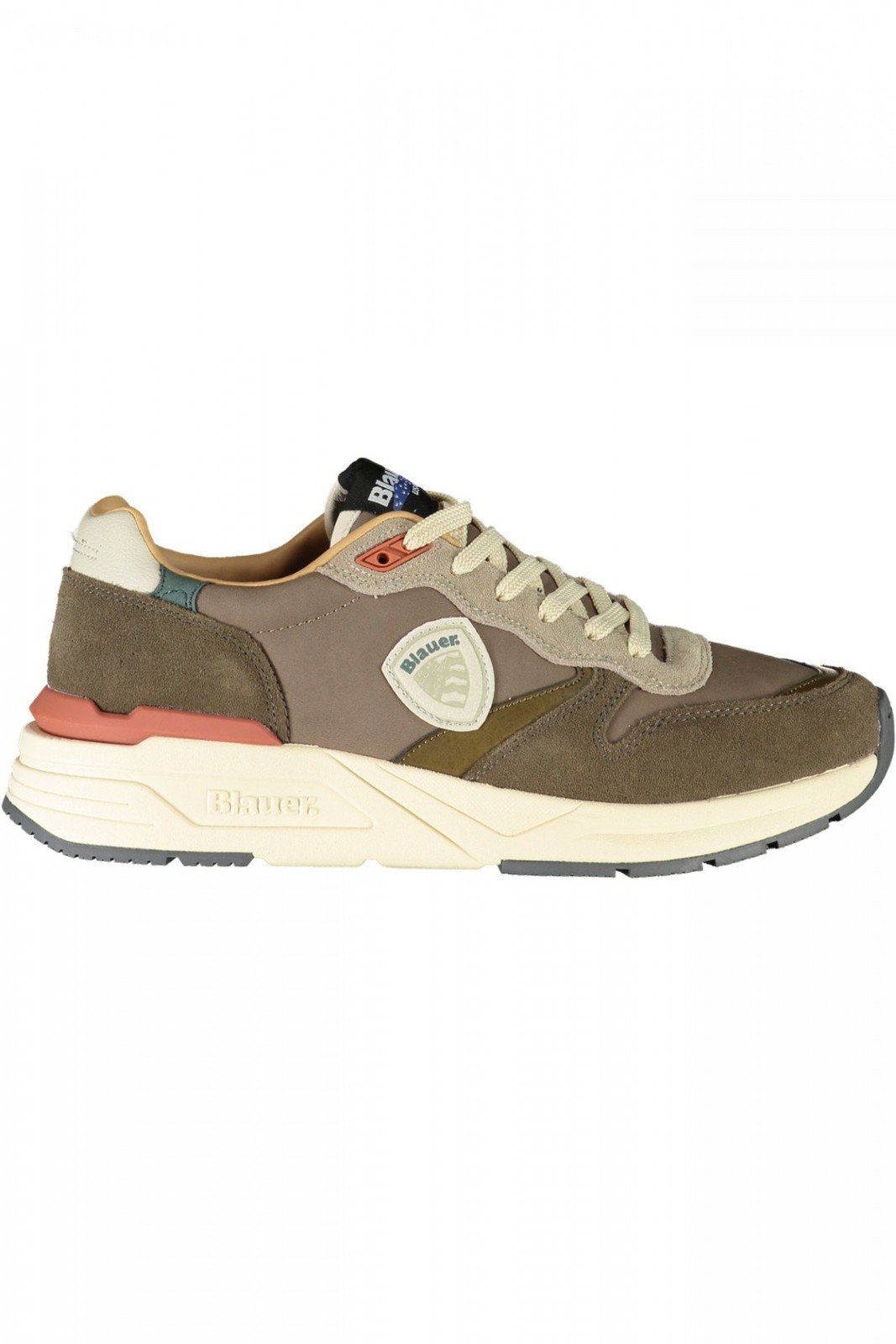 Blauer Calzature Uomo Sneakers Calzatura sportiva Marrone 40 Con Lacci, Dettagli