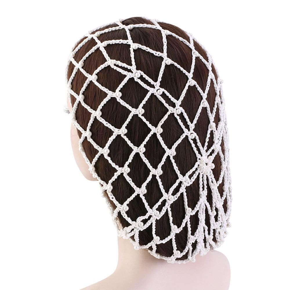 CHUYIX Snoods - Rete per capelli da donna, 1 retina per capelli con (l1q)