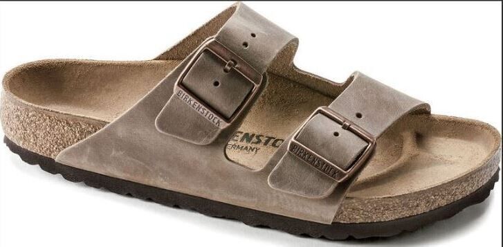 BIRKENSTOCK ARIZONA CIABATTA UNISEX NUMERO 40 COLORE TABACCO 352203