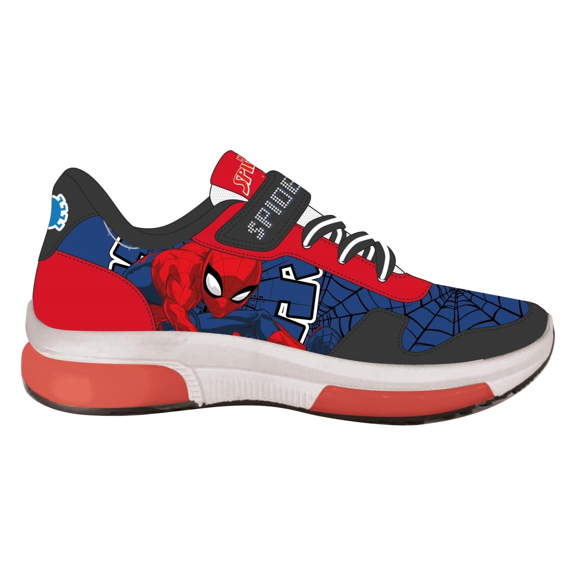 Scarpa Sportiva Suola Pvc Con Luci Spiderman BLU - T027 | MASCHIO CERDà