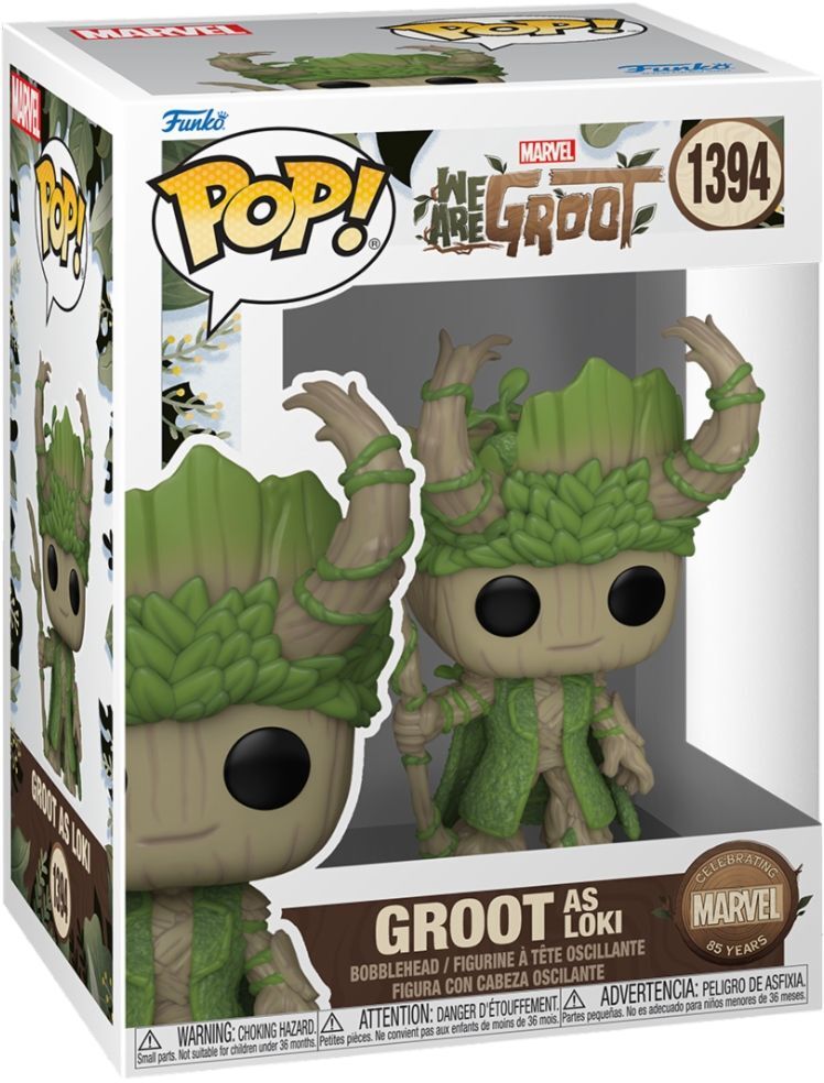 7951748 Merchandising Marvel: Funko Pop! Vinyl - We Are Groot - Loki (Vinyl Figu
