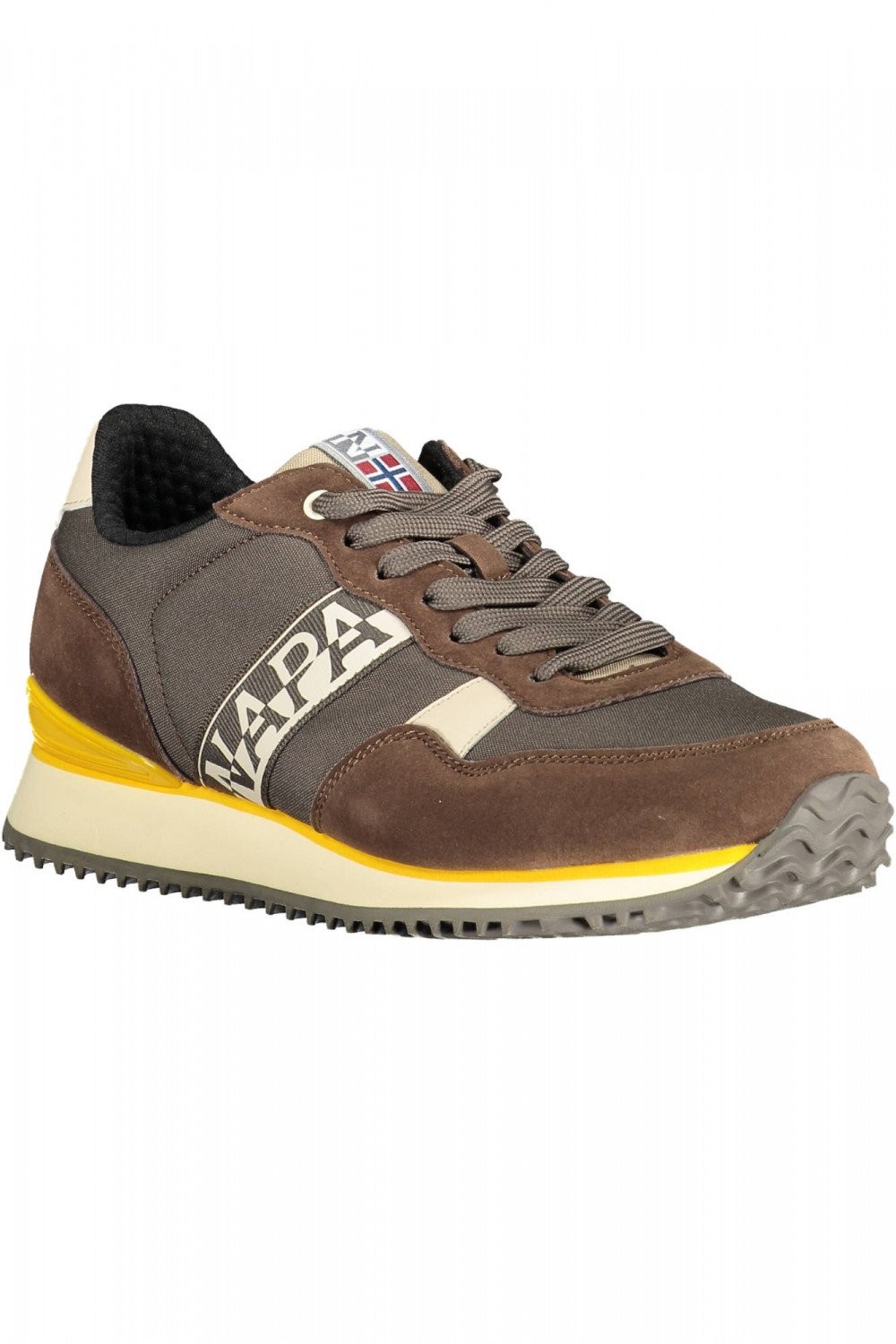 Napapijri Calzature Uomo Sneakers Calzatura sportiva Marrone 42 Con Lacci, Detta