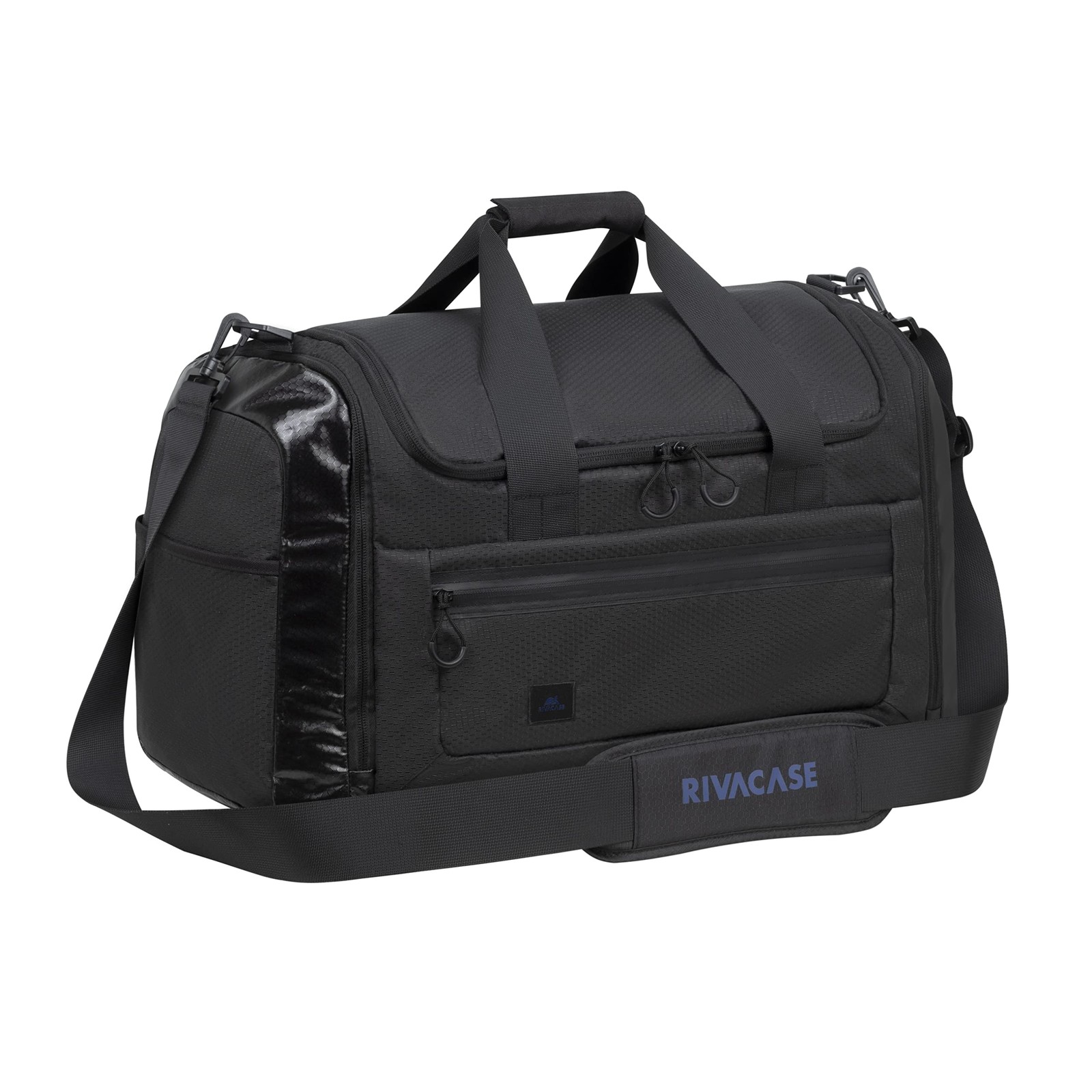 RIVACASE 5331 Duffel Bag 35 L with Shoe Compartment – Weekender Bag for Men and