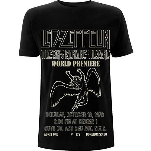 Abbigliamento Led Zeppelin: Rock Off - Tsrts World Premier (T-Shirt Unisex Tg. X