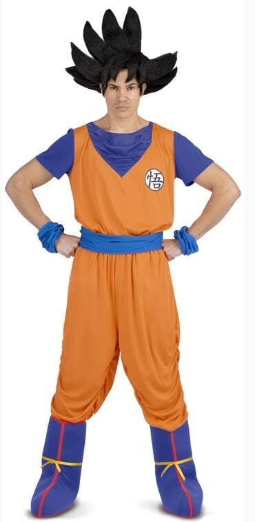 Costume For Adults My Other Me Goku Dragon Ball Blue Orang Unisex Costumes NUOVO