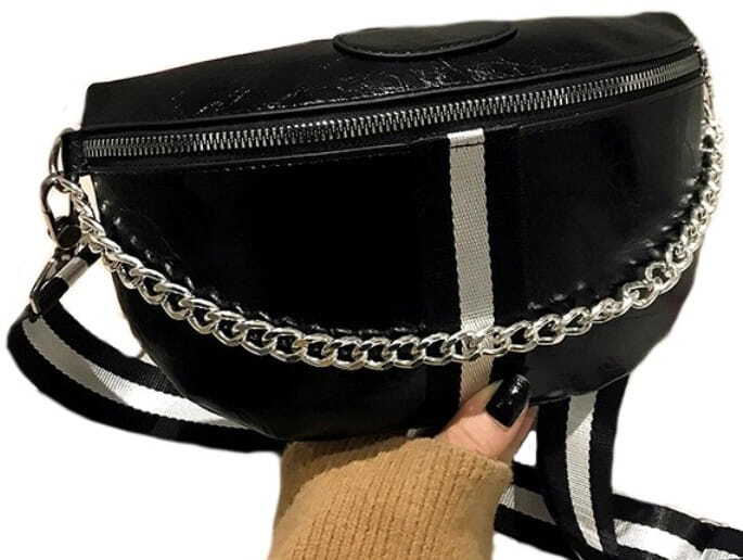 Ledernerka - marsupio - alla moda - nero - casual - urbano - pratico