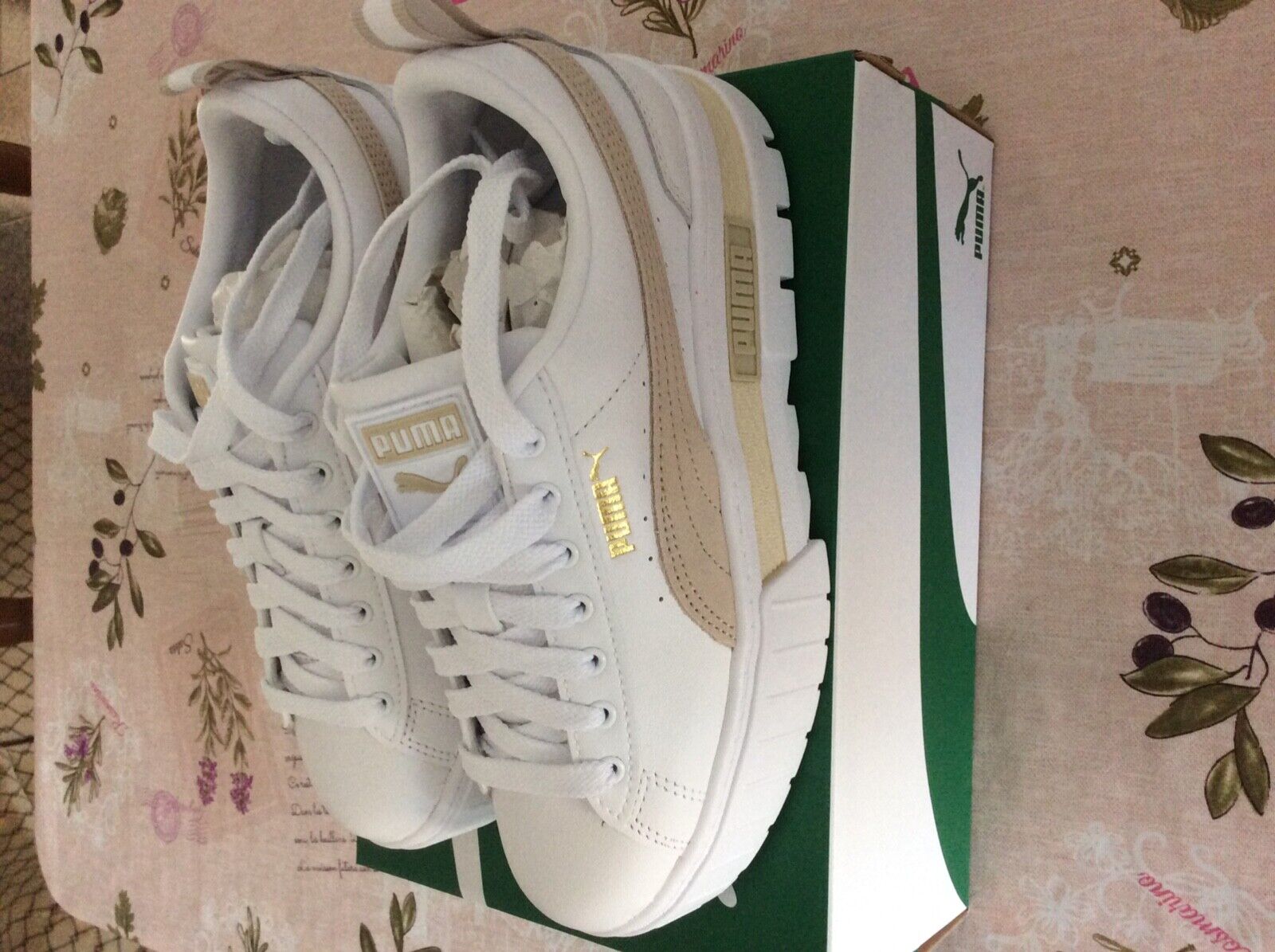 PUMA 381983-02 01white Peyote  Lth Wn’s
