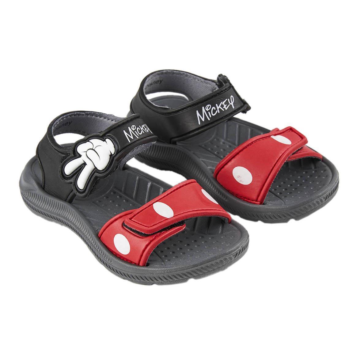 Ciabatte Spiaggia Print Mickey Mouse NERO - T027 | BAMBINO CERDà