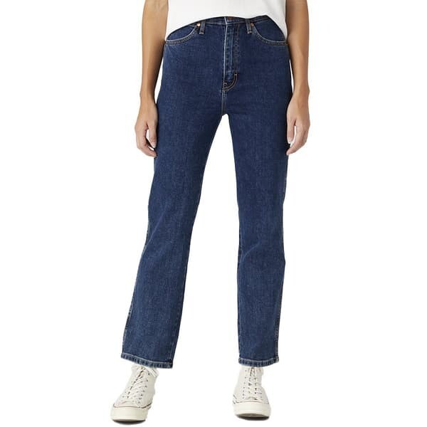Wrangler Jeans Wild West 603 High Rise Straight Blu-  Taglia Produttore 32/34