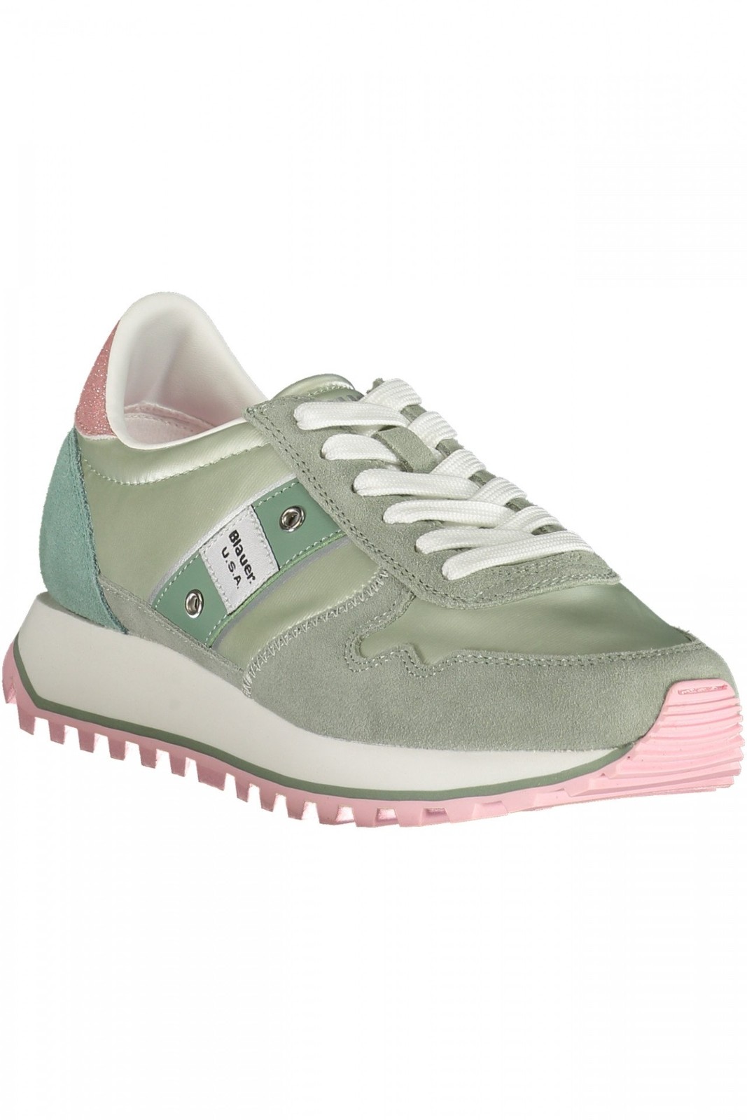 Blauer Calzature Donna Sneakers Calzatura sportiva Verde 36 Con Lacci, Dettagli