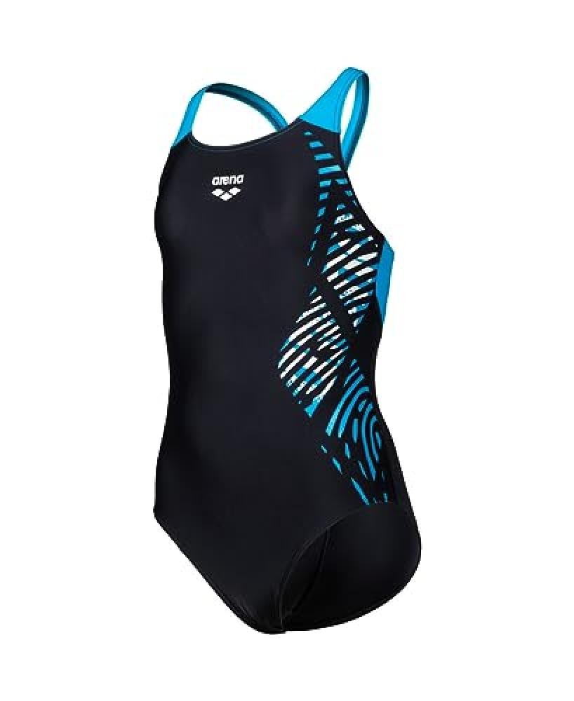 (TG. 6-7 anni) Arena Costume da Bambina Feel Vortex V Back - NUOVO