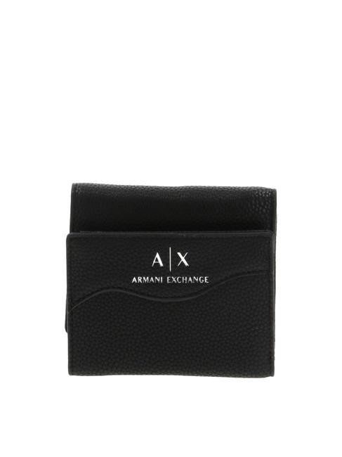 PORTAFOGLIO DONNA ARMANI EXCHANGE wave portafoglio piccolo NERO ND  scelta=P NER