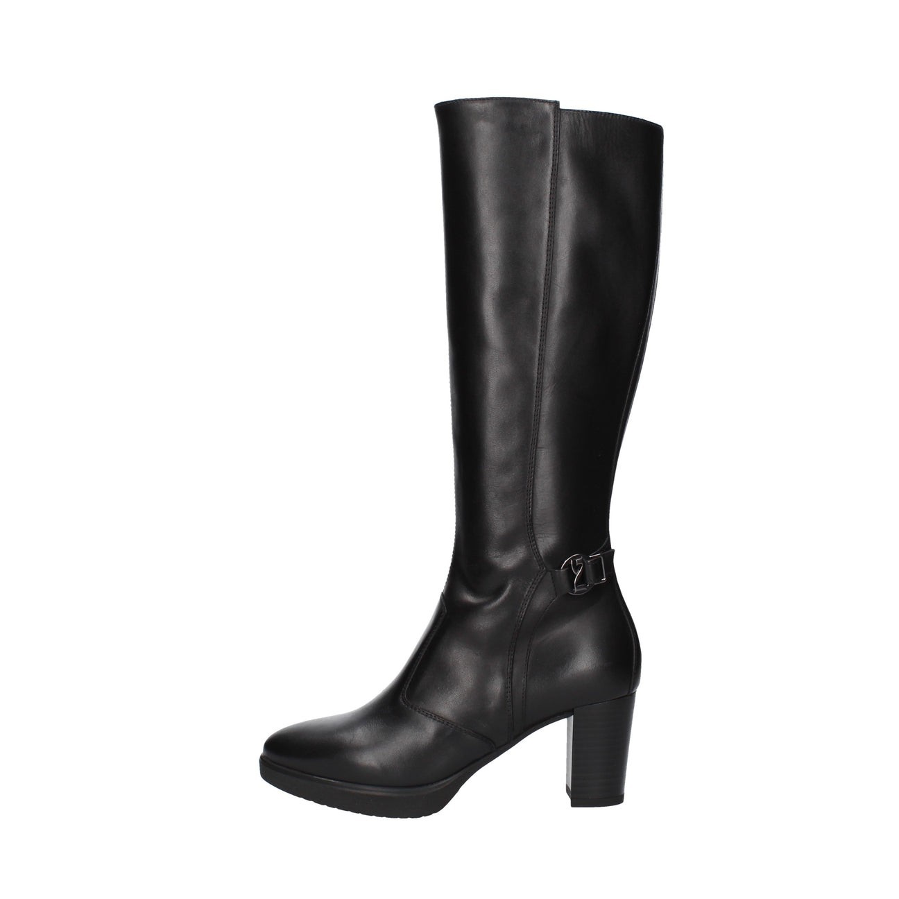 Nero Giardini numero 39. Stivali in Pelle Nero. Tacco 7 cm. I308900D