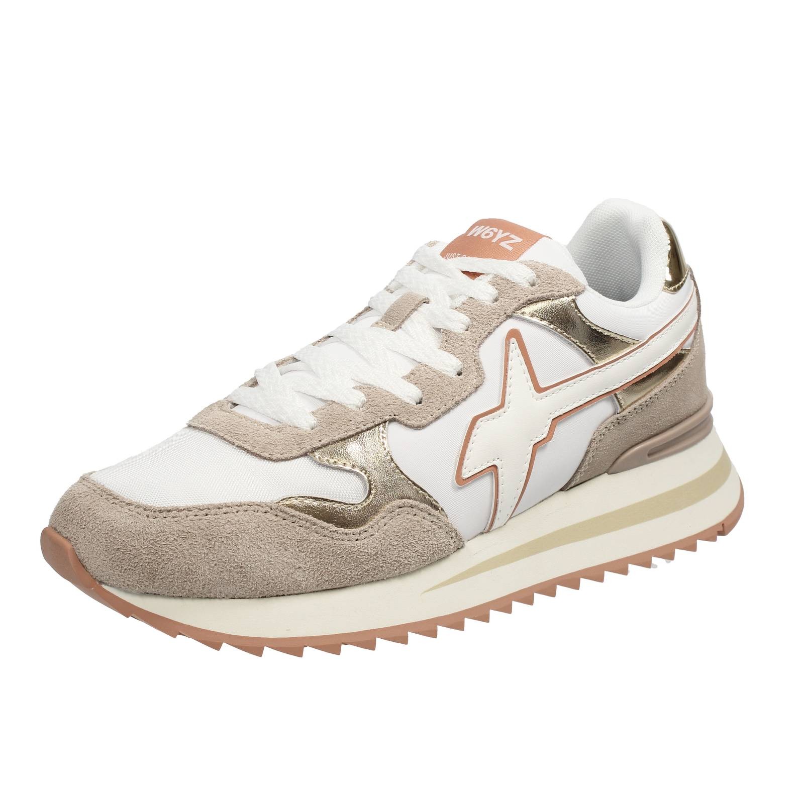 W6yz Wizz Yak - Sneakers In Suede E Nylon Sabbia - Taglia 36 [22cm] Scarpe