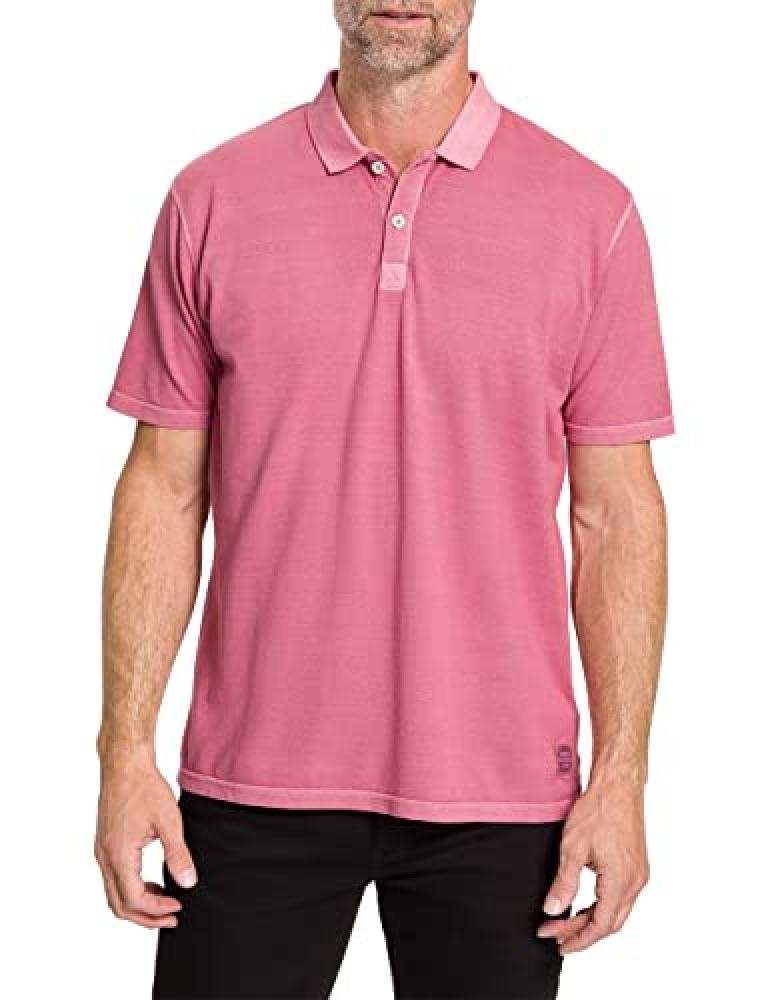 (TG. S) Pioneer Polo, Garnet Rose Washed, S Uomo - NUOVO