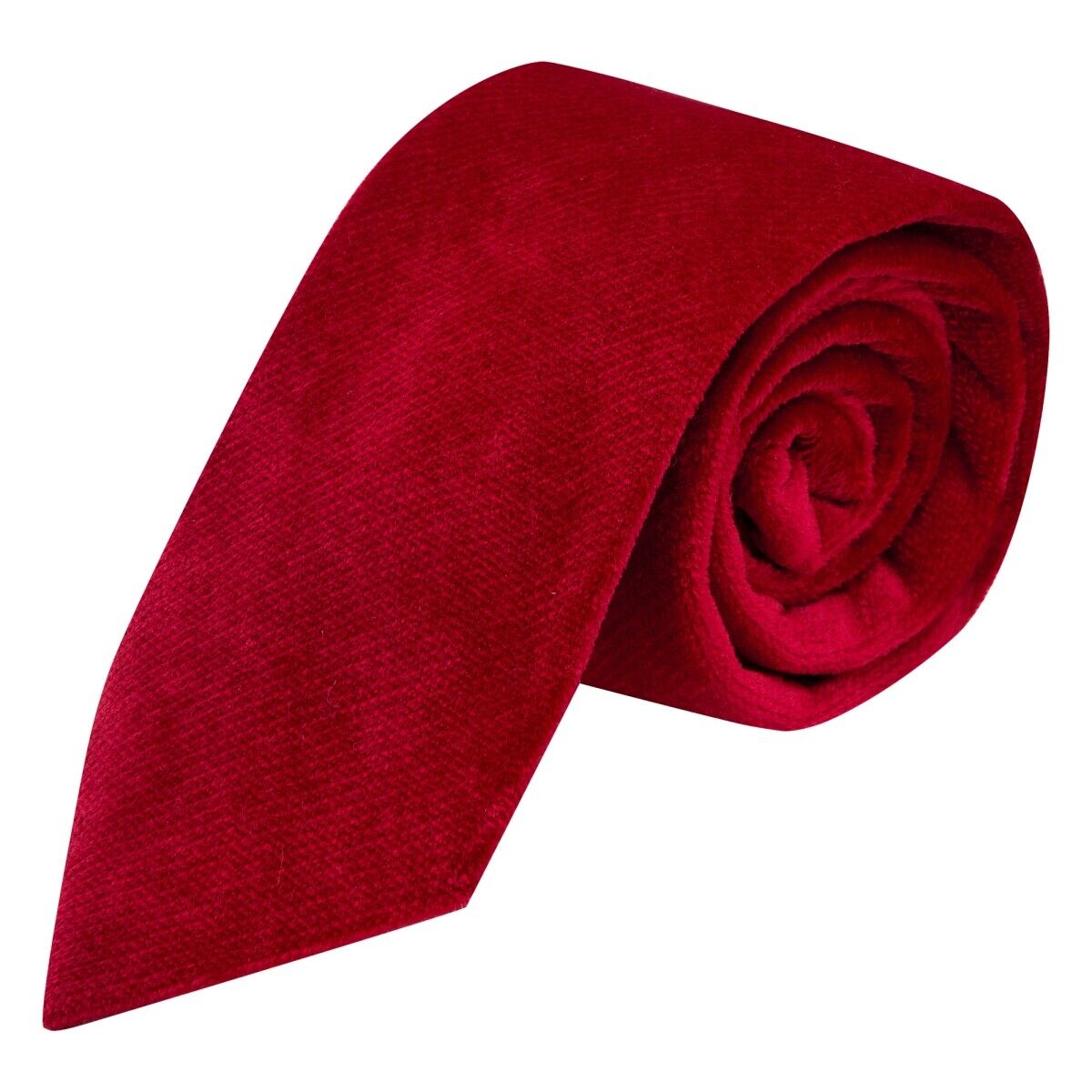 Lusso Rosso Velluto Cravatta
