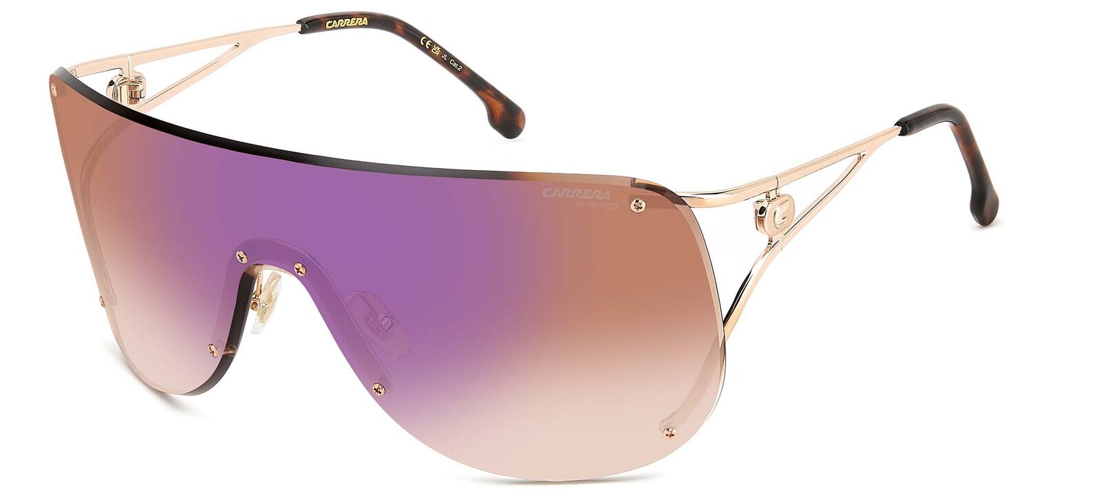 Occhiali da Sole Carrera 3006/S GOLD COPPER/BROWN BLUE MIRROR 99/1/110 donna