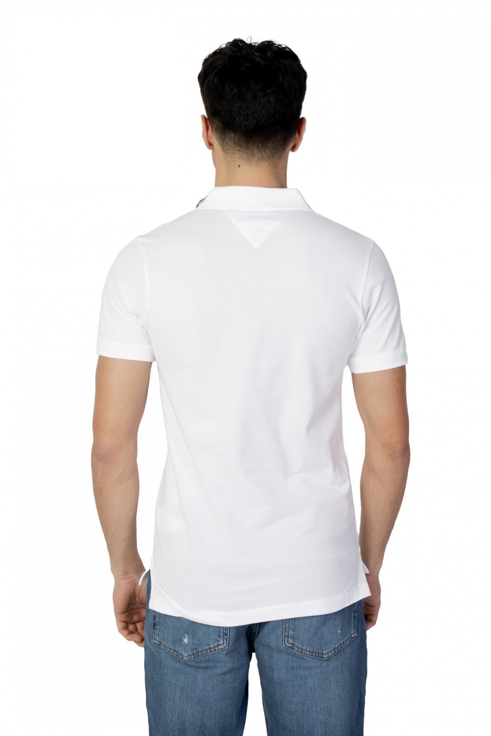 Tommy Hilfiger Jeans Abbigliamento Uomo Polo M Bianco DM0DM15370