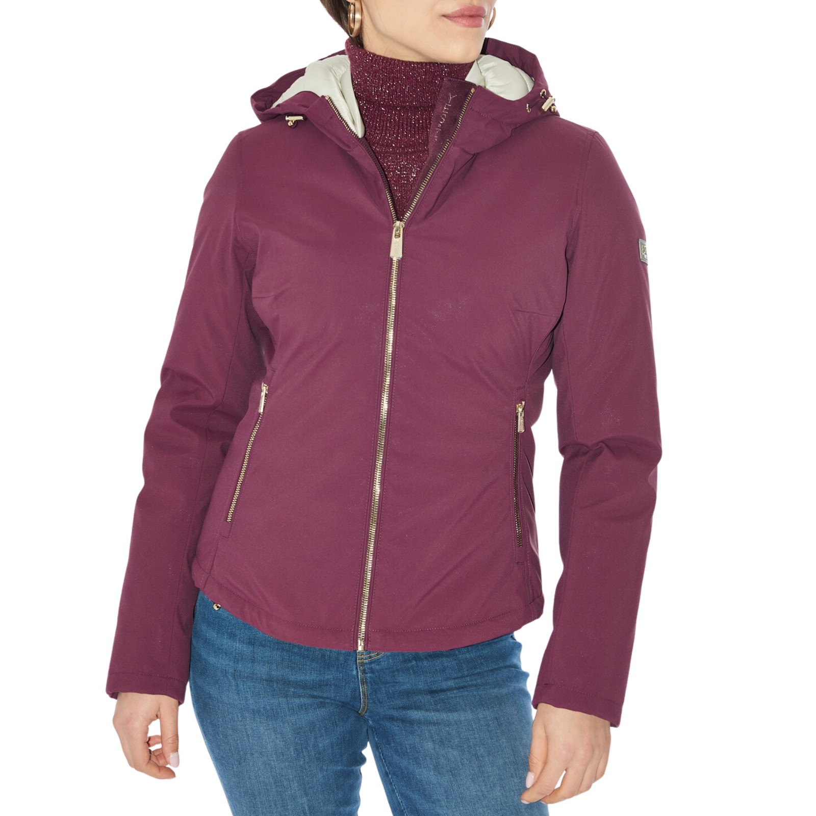 Yes Zee Giubbotto da Donna in Softshell Viola Taglia S Cod J028-M200-0522