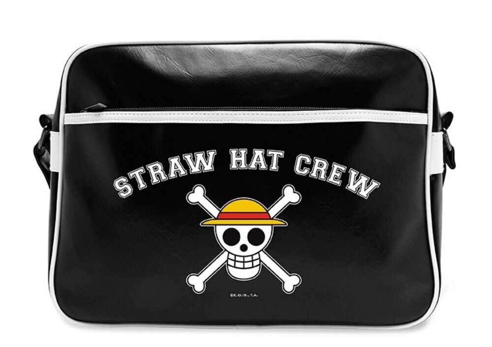 Borsa a tracolla One Piece Straw hat crew skull vinyl messenger bag ABYstyle
