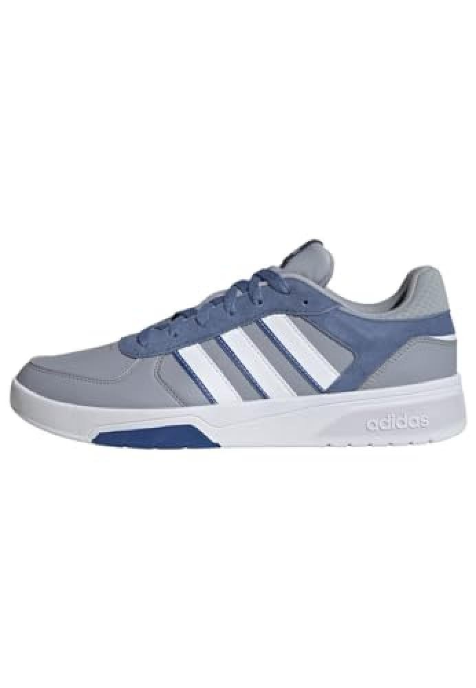 (TG. 46 EU) adidas Courtbeat Shoes, Scarpe da Tennis Uomo, Halo Silver Ftwr Whit