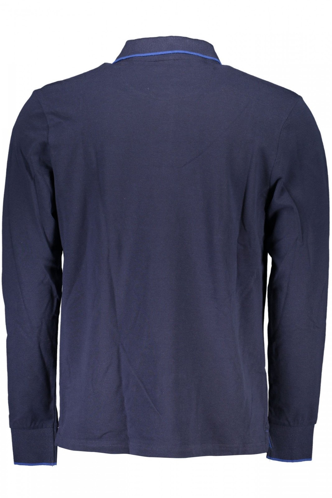 North Sails Abbigliamento Uomo Polo maniche lunghe Blu L 2 Bottoni, Dettagli A C
