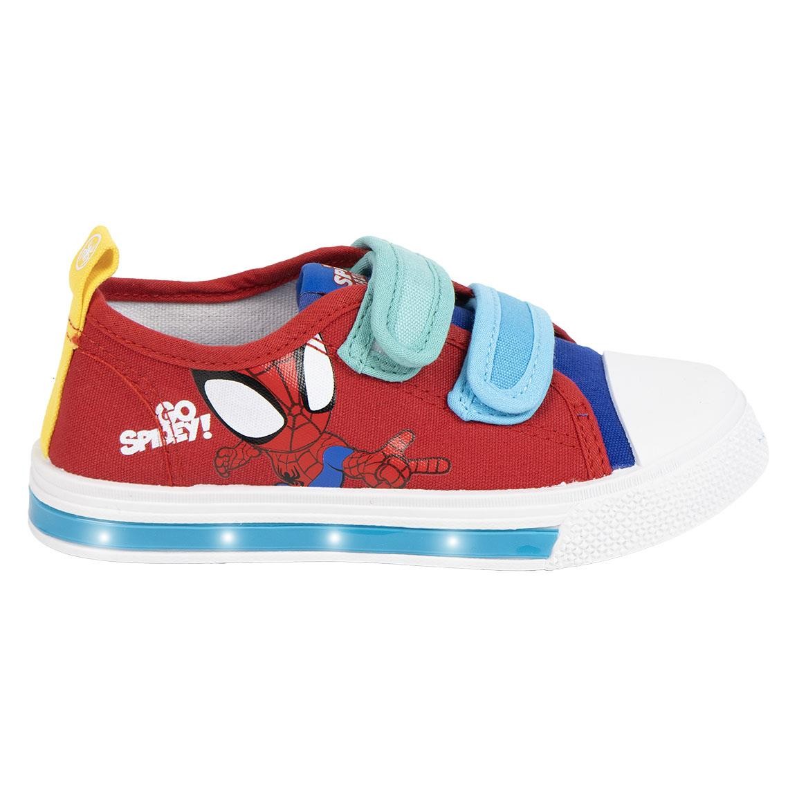 Scarpa In Tela Suola Pvc Con Luci Spidey ROSSO - T027 | MASCHIO CERDà