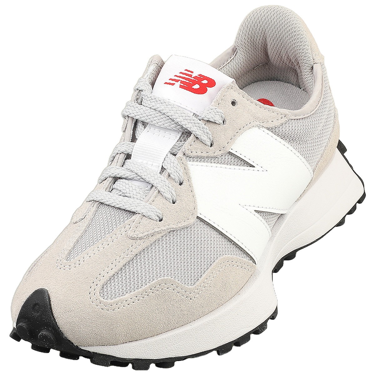 New Balance 327 Grigio Bianco Unisex Trainers Moda - 44 EU