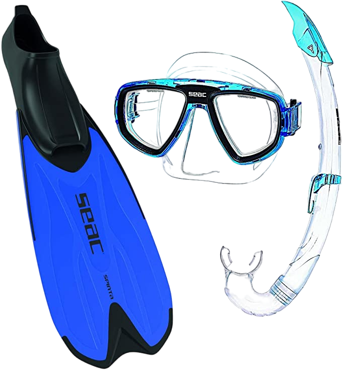 Seac Set Tris Sprint S/Kl 46.5 set da immersione