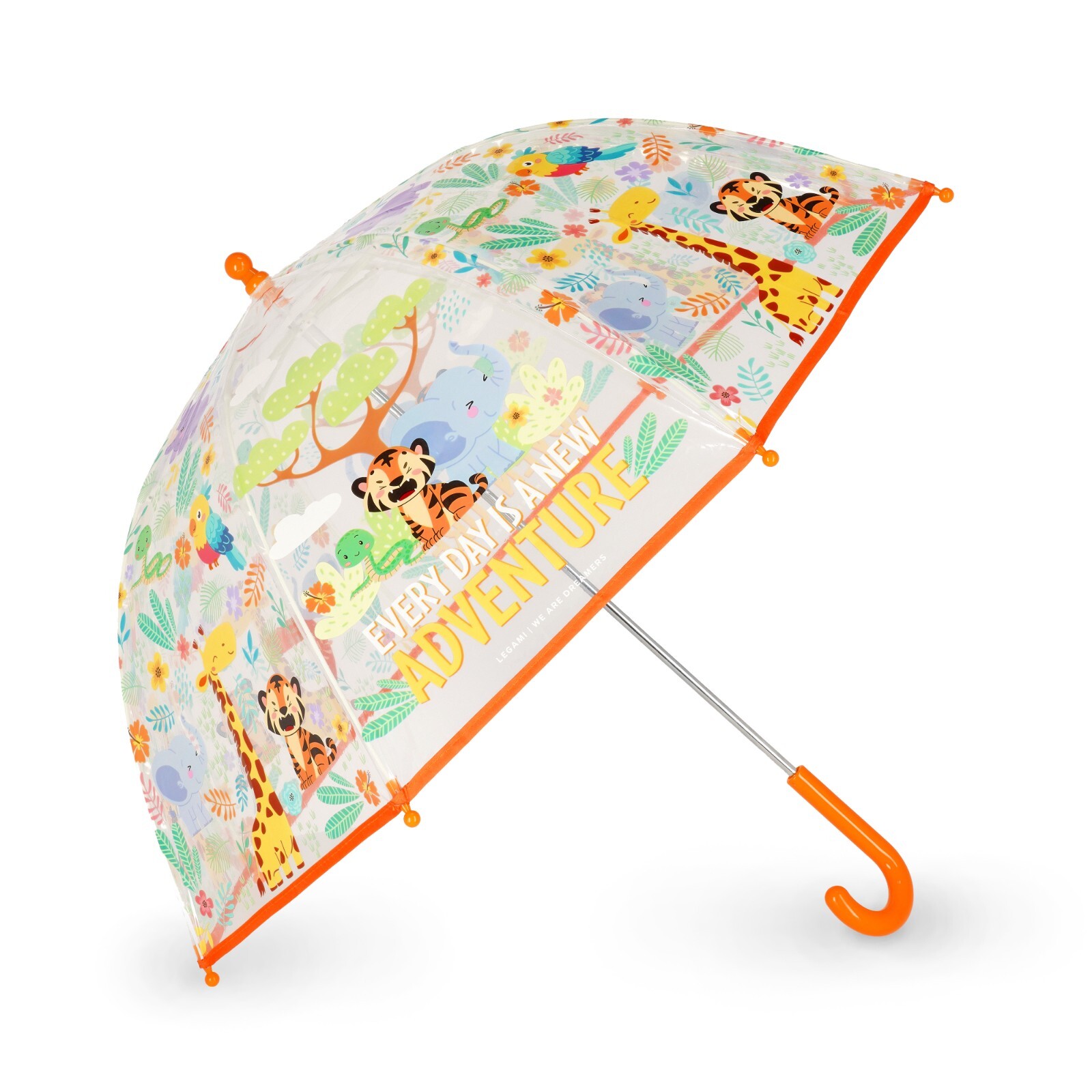 LEGAMI Ombrello Bambini giungla Dancin In The Rain Ragazzi Ragazze Plastica