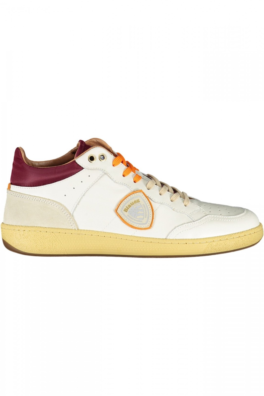 Blauer Calzature Uomo Sneakers Calzatura sportiva Bianco 42 Con Lacci, Dettagli