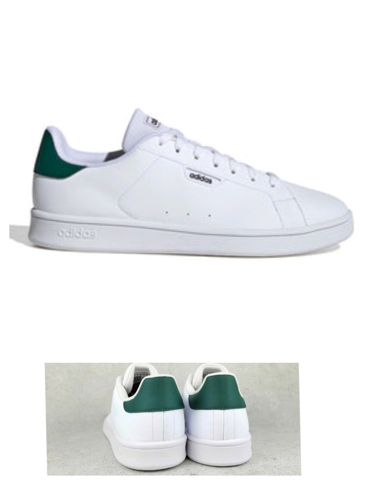 Adidas urban court if4076 white green scarpe sportive uomo