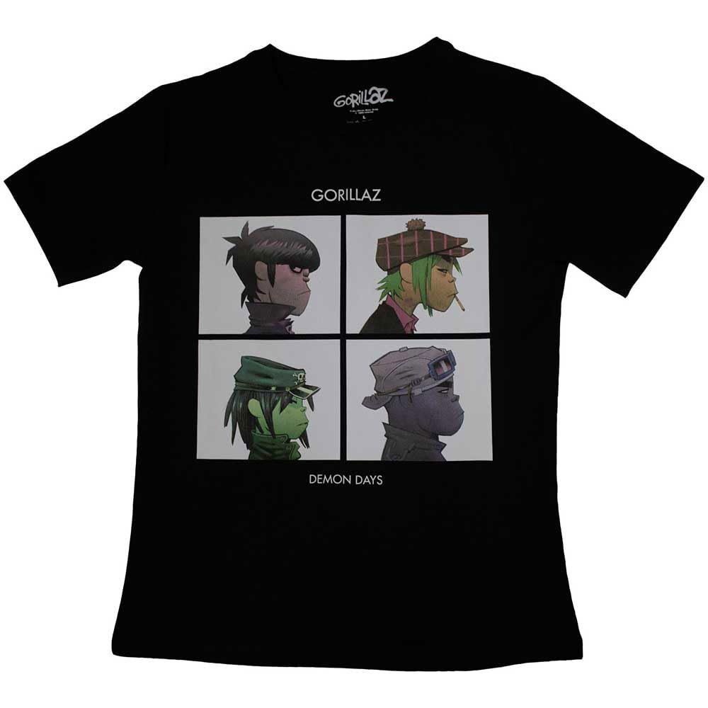 Abbigliamento Gorillaz: Rock Off - Demon Days (T-Shirt Donna Tg. M)