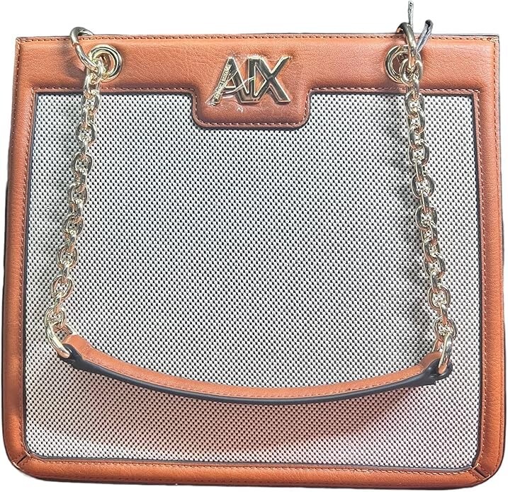 ARMANI EXCHANGE SHOPPING BAG marrone 17453 CUOIO/