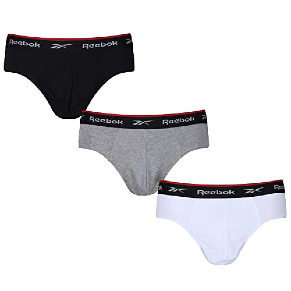 (TG. L) U5_C8259_RBK - Mens Reebok Sports Brief WIGGINS - 3PKB - 3pk Black/Grey