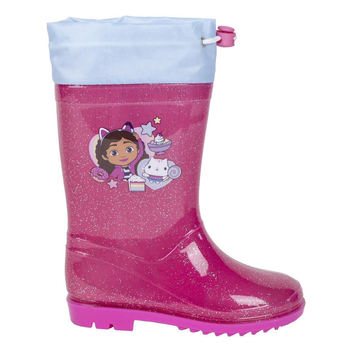Stivali Da Pioggia Pvc Gabby's Dollhouse FUCSIA - T024 | BAMBINA CERDà