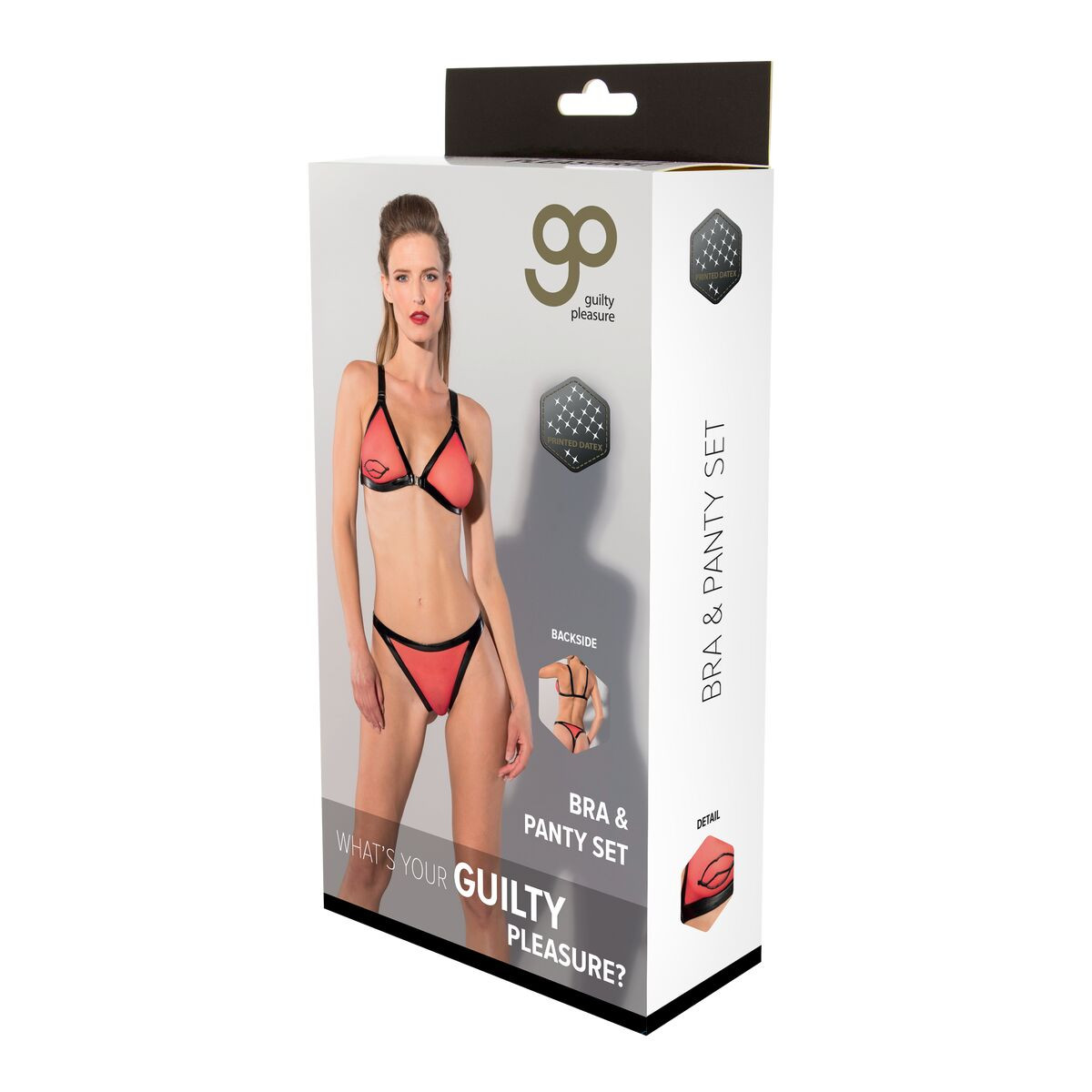 Set di Lingerie Guilty Pleasure Rosso [S]