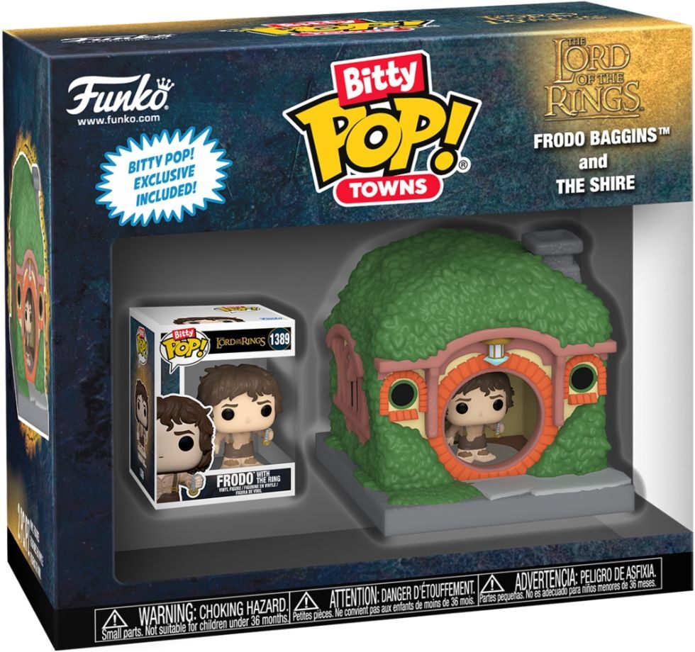 7972329 Merchandising Lord Of The Rings: Funko Bitty Pop Town - Frodo at Shire