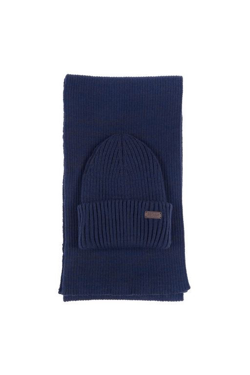 Set sciarpa e cappello uomo acrilico Barbour 2MMGS0019