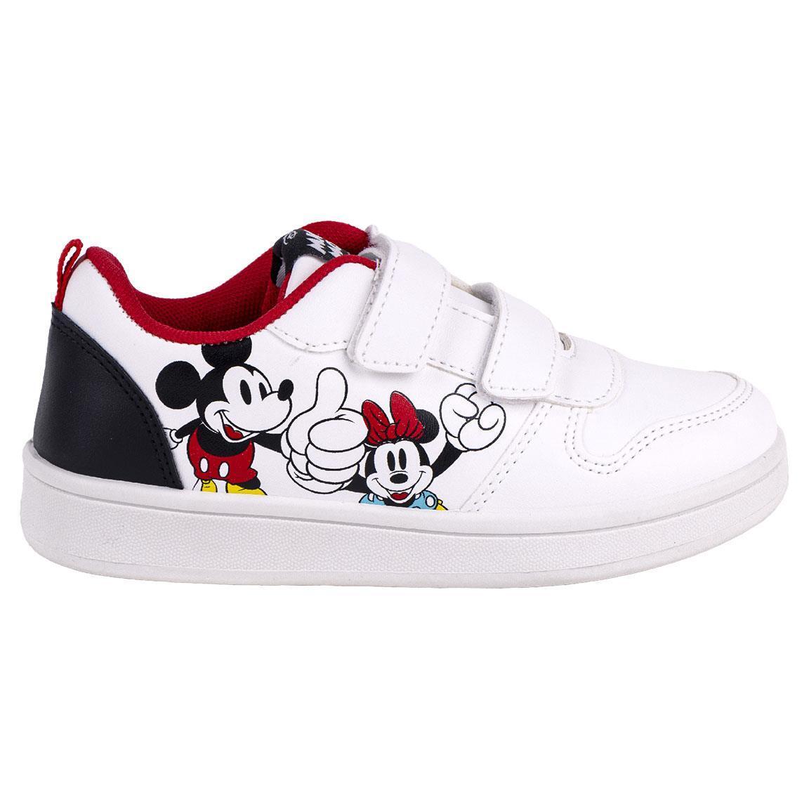 Scarpa Sportiva Suola Pvc Mickey Mouse BIANCO - T027 | BAMBINO CERDà