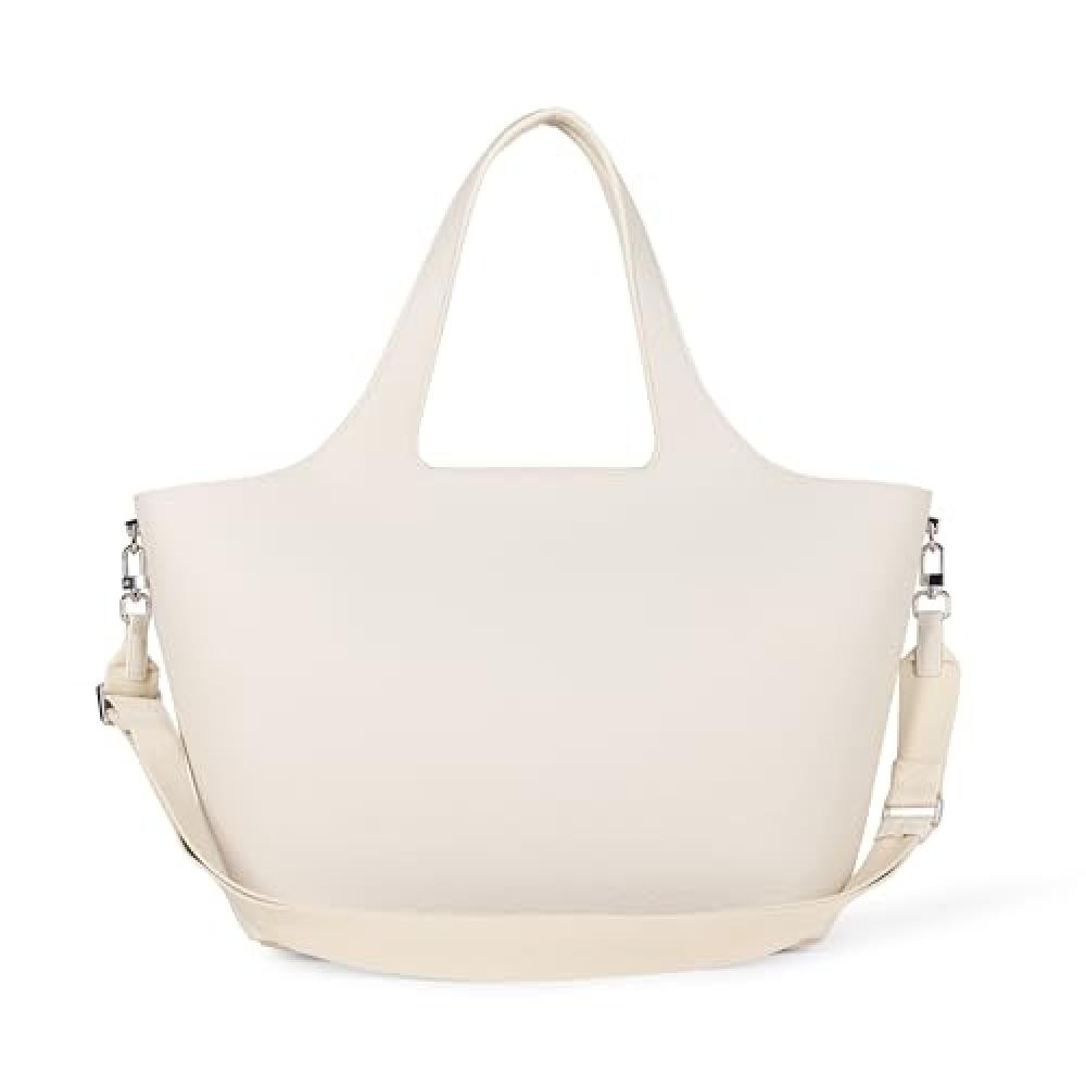 (TG. Taglia unica) Amazon Essentials Borsa Tote Morbida Donna, Grigio Talpa, Tag