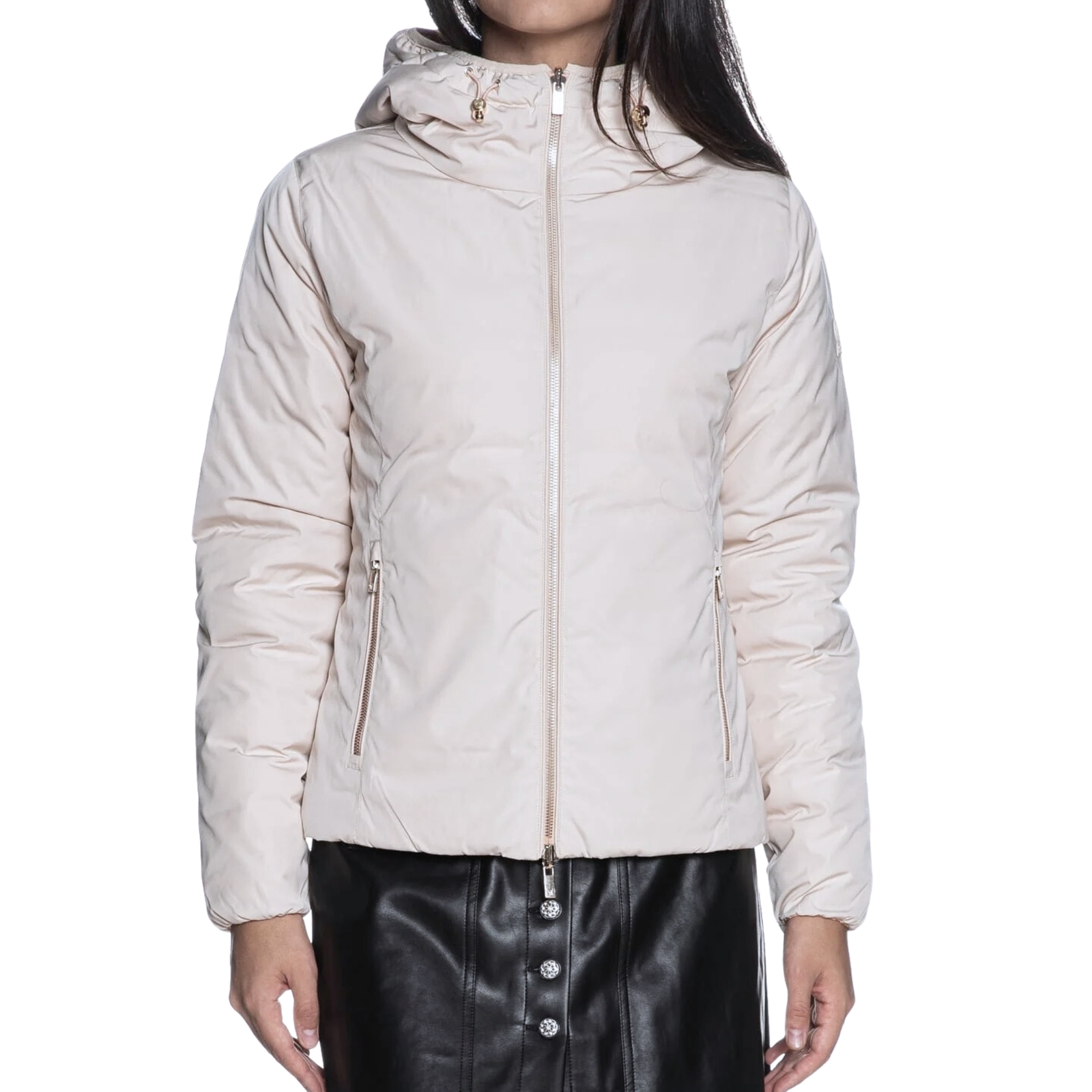 Ciesse Piumino Corto da Donna Reversibile Linda Beige Taglia S Codice 233CFWJ...