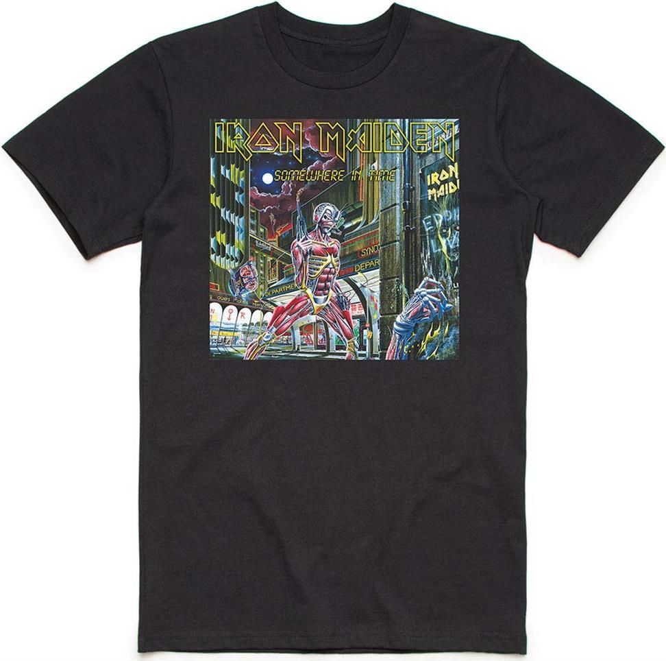 Abbigliamento Iron Maiden: Rock Off - Somewhere In Time Box (T-Shirt Unisex Tg.
