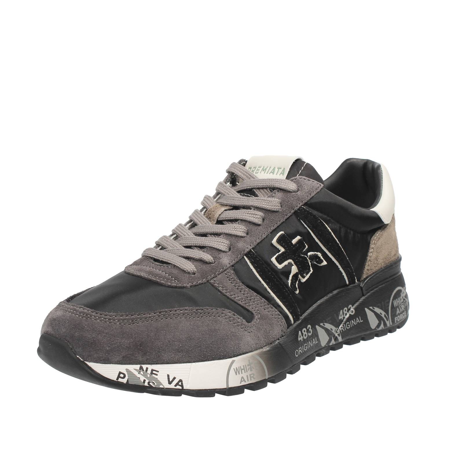 Premiata Lander - Sneakers Con Suola Rialzata Grigio - Taglia 42 [27.4cm] Uomo