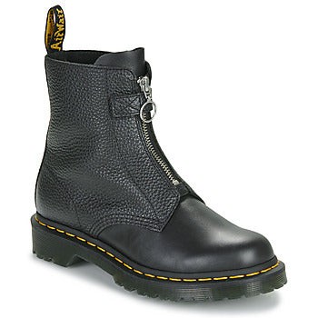 Stivaletti donne Dr. Martens 1460 Pascal Frnt Zip Black Wanama Black Milled Napp