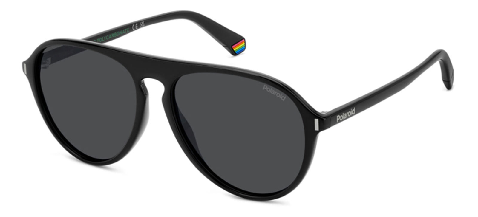 Occhiali da Sole Polaroid PLD 6225/S BLACK/GREY Polar 57/15/140 uomo