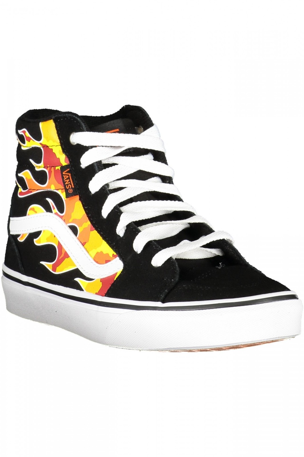 Vans Calzature Uomo Sneakers Calzatura sportiva Nero 36 Alta Con Lacci, Dettagli