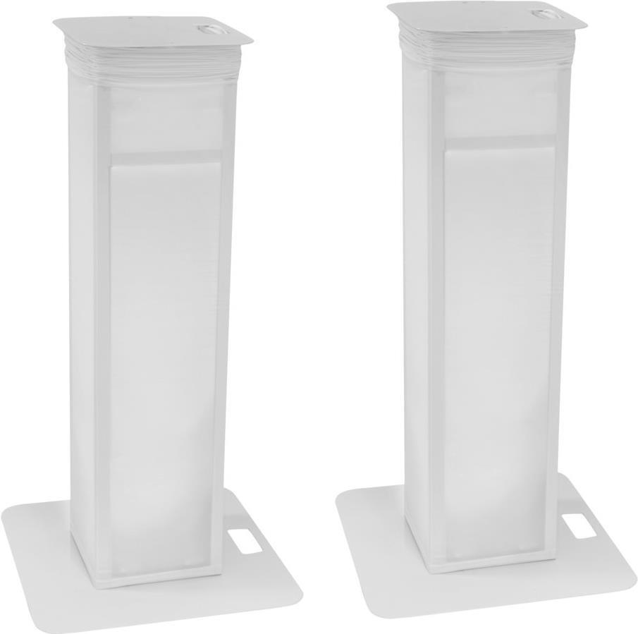 EUROLITE 2x Stage Stand variabel inkl. Cover und Tasche, weiß (32000050)