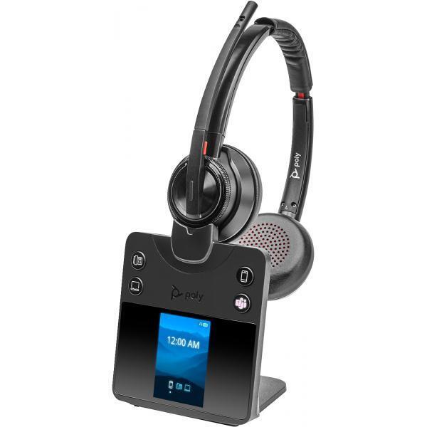 8L5B3AA#ABB  Poly Savi 8420 Office DECT, Headset nero , Stereo, USB-A, USB-C, Mi